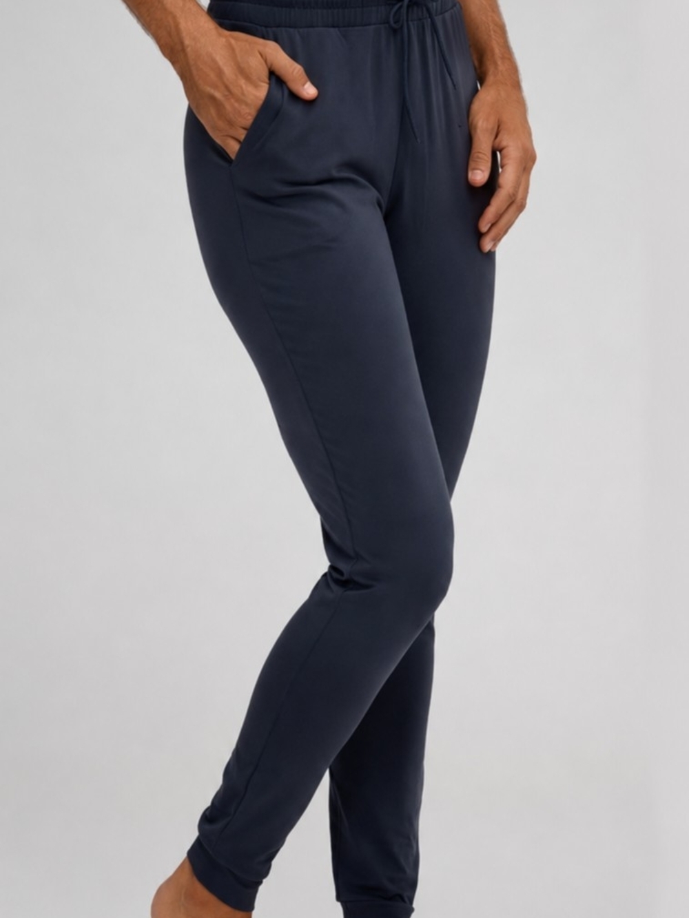 Men's Navy Drawstring Joggers